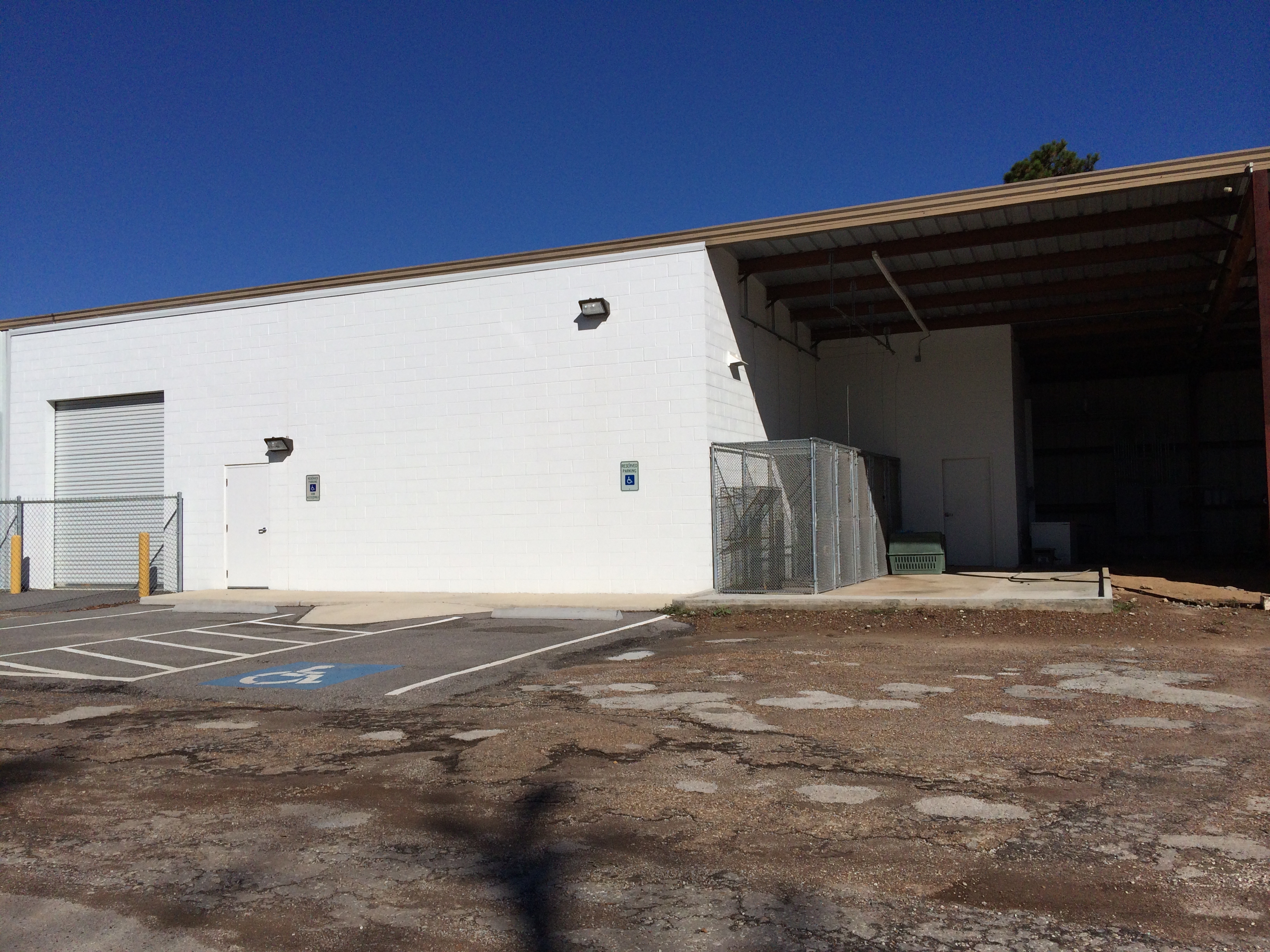 Outside view of Animal Shelter